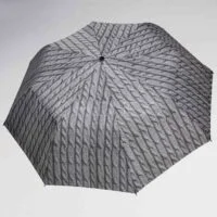 OMBRELLO AUTOMATICO ANTIVENTO ULTRA+ RIBALTABILE . CASHMERE - LIGHT GREY