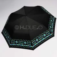 AUTOMATIC WINDPROOF ULTRA + OVERTURNING UMBRELLA . MOSAIC - TURQUOISE